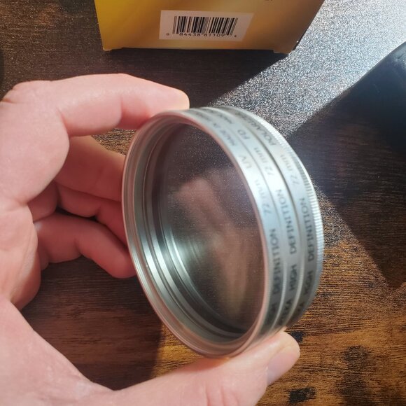 NEW Opteka 72mm Precision Optics 3 Piece Filter Kit Digital Camera + 58mm Targus - Picture 9 of 12